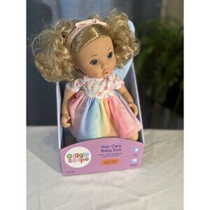 Giggle & Scape Hair Care Baby Doll With Outfit Headband Comb & Shoes Ages 2+